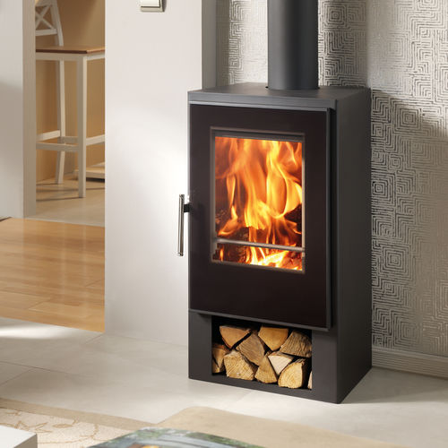 Salamandra a lenha - ANDES - Panadero - 5 kW–10 kW / multicombustível / de instalação livre