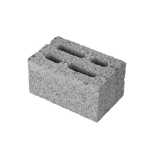 Bloco de concreto oco - MINI 15 - mvb - leve / para parede / de alta resistência