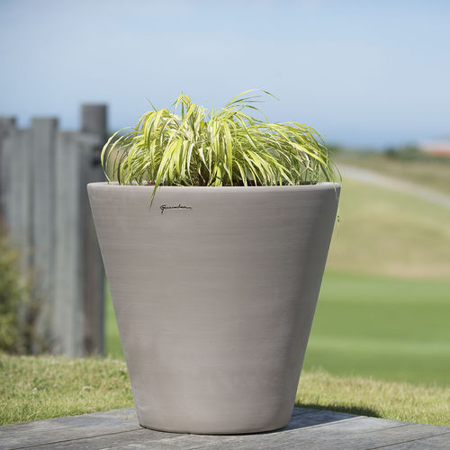 Vaso de jardim em terracota - VB - Poterie Goicoechea - de terracota / redondo / cônico