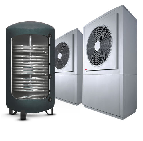 Aquecedor de água elétrico - MEGA PAC - AUER - solar / de piso / vertical