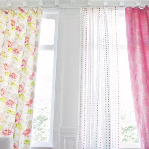 Tecido para estofados - ALBARON : CAMARGUE - Camengo  - para cortinas / com padrão floral / em algodão