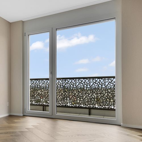 Guarda-corpo em HPL - CELLON MFH - SCHORENHOF SCHORENSTRASSE GOSSAU - Bruag Design Factory AG - em painéis / do tipo balaustrada / cortado a laser