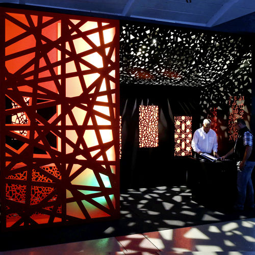 Painel decorativo para forro de teto - MAISON & OBJET PARIS - Bruag Design Factory AG - para parede divisória / retroiluminado / LED