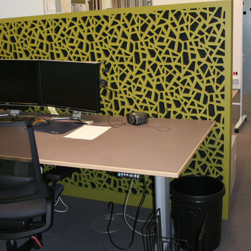 Painel acústico para móvel - WITZIG – THE OFFICE COMPANY - Bruag Design Factory AG - para divisória de ambientes / em MDF / retangular