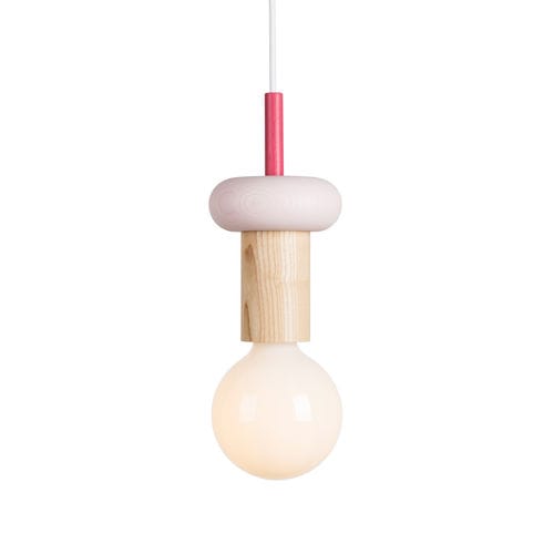 Pendente - Junit "Drop" - Schneid Studio - em madeira de freixo / de design Bauhaus / Wire