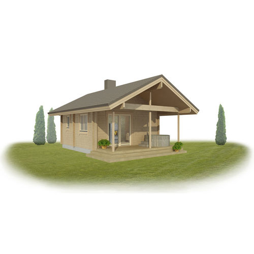 Sauna finlandesa - DELPHINIUM - KONTIO - da linha residencial / em madeira / para ambiente externo