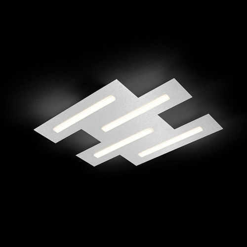 Plafon contemporâneo - FIS - GROSSMANN Leuchten GmbH & Co. KG - linear / em alumínio escovado / de LED