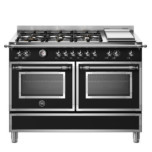 Fogão a gás - HER126G2ENET - Bertazzoni - elétrico / 6 bocas / 2 fornos