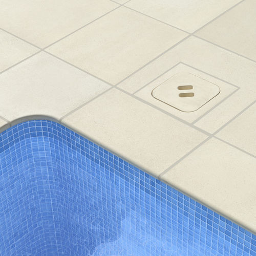 Grelha de drenagem em concreto - GARONNE SKIMMER - SAS PREFABRICADOS DE HORMIGON SA - para piscina