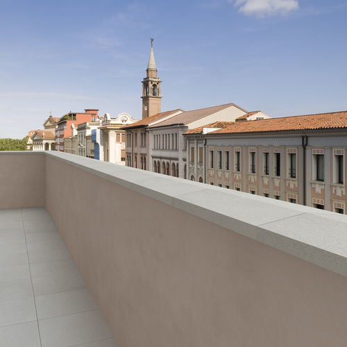 Remate superior de muro de duas águas - OPTI SAS - SAS PREFABRICADOS DE HORMIGON SA - para cerca de jardim / em concreto