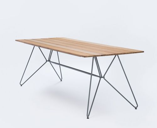 Mesa de jantar contemporânea - SKETCH - Houe - metálica / em bambu / em laminado