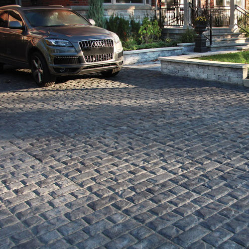 Bloco de pavimentação em concreto - CORSO - shaw brick - para ambiente externo / transitável / antiderrapante