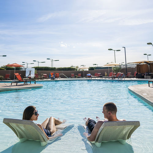 Espreguiçadeira contemporânea - DESTINATION - SR SMITH - em compósito / em compósito / para piscina