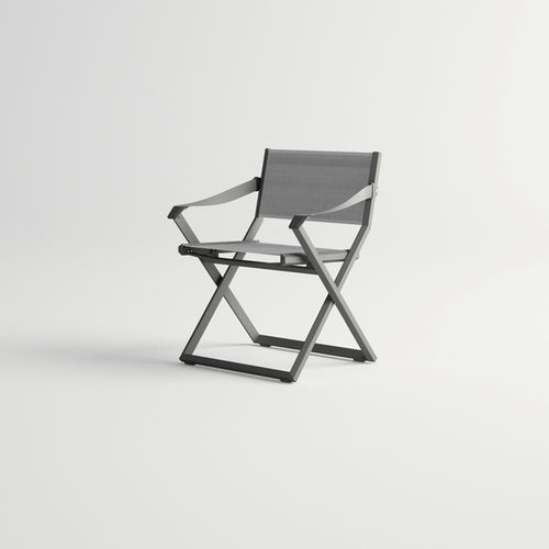 Cadeira de sala de jantar contemporânea - VICTUS  - 10Deka - para ambiente externo / em Textilene® / com base em alumínio