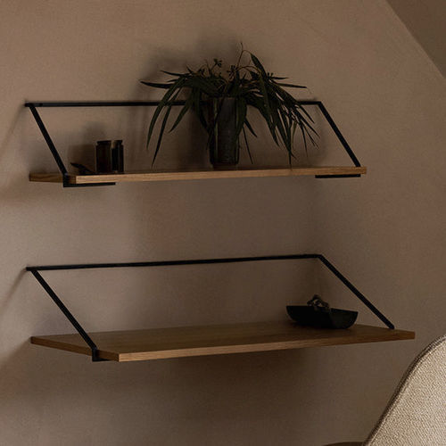 Estante de parede - RAIL  - AUDO - contemporânea / em carvalho / em MDF