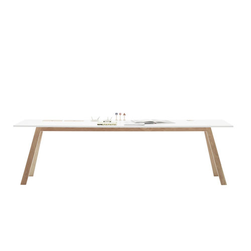Mesa de trabalho contemporânea - MAXXI - KRETHAUS - em madeira maciça / em amieiro / em Tyvek®