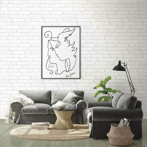 Papel de parede contemporâneo - 8888-101KV - Koziel - vinílico / monocromático / efeito de tijolo