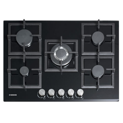 Cooktop a gás - GCS 417 - Nodor - 5 bocas / de embutir / com botões