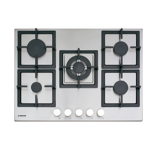 Cooktop a gás - GXS 417 - Nodor - 5 bocas / de embutir / com botões