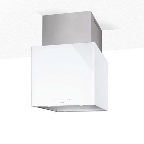 Coifa de ilha - CUBE GLASS PREMIUM - Nodor - de exaustão / com iluminação embutida / de design original