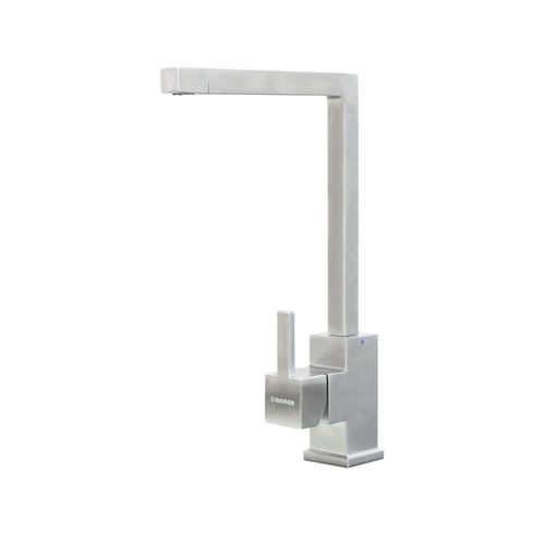 Misturador monocomando de bancada - TUCANOS - Nodor - em aço inoxidável / para cozinha / 1 furo