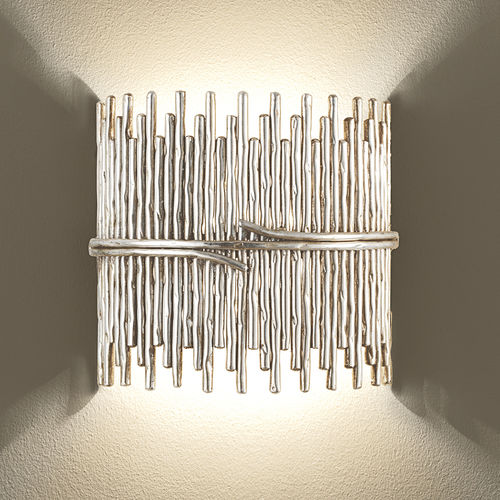 Arandela contemporânea - SILVER SCULPTURE - Chelsom - para ambiente interno / em ferro forjado / de LED