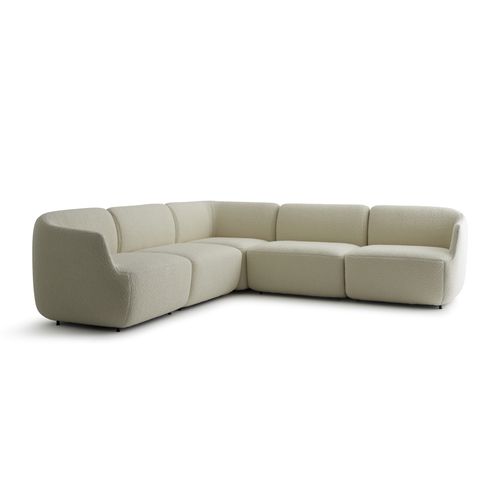 Sofá modular - COMO - Adea - contemporâneo / em tecido / branco