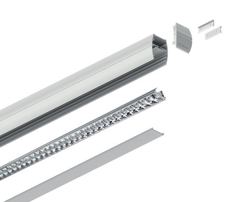 Coluna de luz contemporânea - OVO PIANTANA - PLEXIFORM - em alumínio / de LED / para ambiente interno