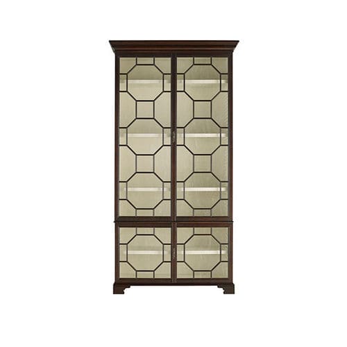 Vitrina clássica - CHINESE CHIPPENDALE - Baker Furniture Co. - em vidro / em mogno