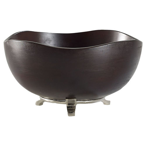 Tigelas em madeira - FOOTED - Baker Furniture Co. - metálica / contemporânea