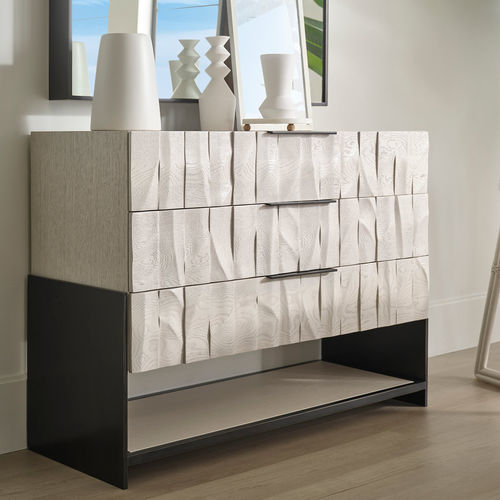 Cômoda contemporânea - WAILEA - Baker Furniture Co. - em carvalho / com folheado de madeira / retangular