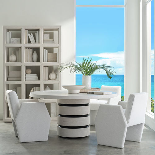 Estante para separação de ambientes - BAYSIDE  - Baker Furniture Co. - minimalista / em carvalho / da linha comercial