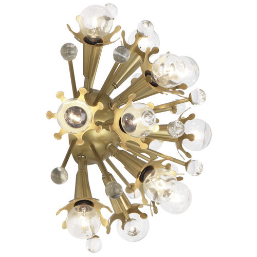 Arandela contemporânea - SPUTNIK - Jonathan Adler - para ambiente interno / em latão / em níquel