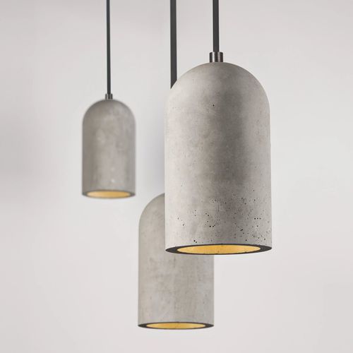 Pendente - U - BENTU DESIGN - em bambu / em concreto / contemporânea