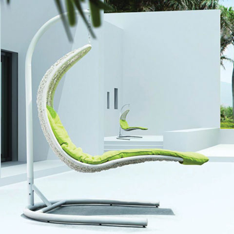 Espreguiçadeira contemporânea - MYA - Rattan House - em ratã / de jardim / suspensa