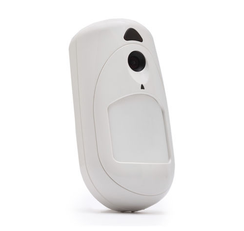 Sensor de movimento - EYEWAVE™ - RISCO Group - saliente / branco / com câmera a cores