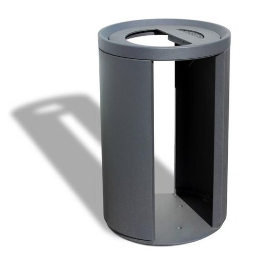 Suporte de saco de lixo público - CANEBIÈRE - URBAN-NT - de piso / em chapa de aço / antivandalismo