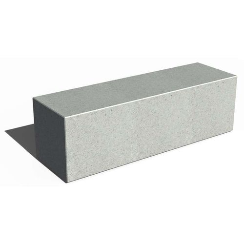 Banco para espaço público de design minimalista - TETRIS L150 - URBAN-NT - em concreto / sem encosto / sem braços
