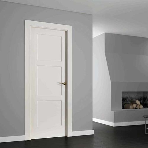 Porta interna - LACADA : GRECO - Portes Castalla - em madeira / de abrir / sem vidros