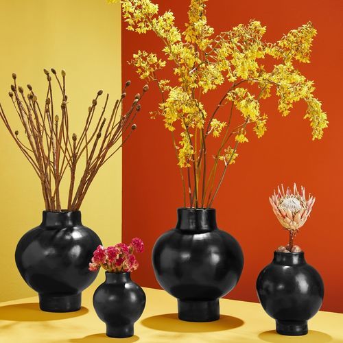 Vaso contemporâneo - BARRO  - Ames design - em cerâmica / feito à mão / de mesa