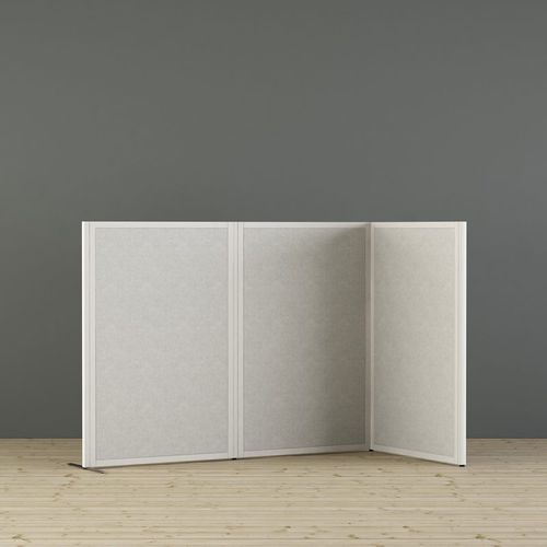 Separador de estações de trabalho de piso - EUROPO - GLIMAKRA - em tecido / laminado / em MDF