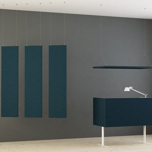 Painel de absorção acústica suspenso - LIMBUS BAFFLES - GLIMAKRA - em tecido / em MDF / para escritório