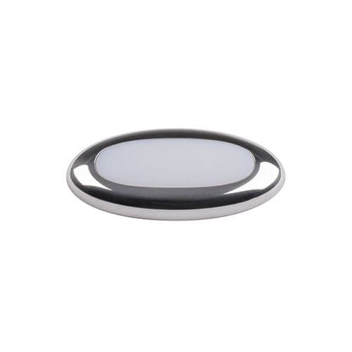 Arandela contemporânea - EDEL - QUICK ITALY LIGHTING - para ambiente externo / em aço inoxidável / oval