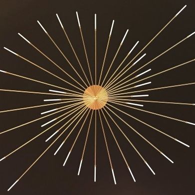 Pendente - M101 - BURSZTYN - em latão / em vidro / em fibra de carbono