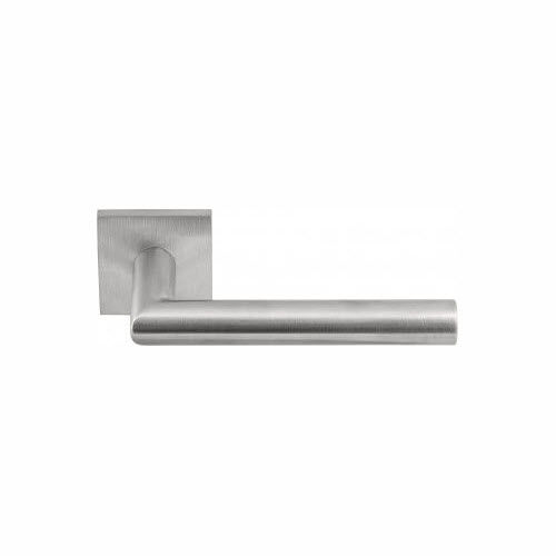 Maçaneta para porta - BASICS LBII-19 Q50 - Formani - em aço inoxidável / contemporânea