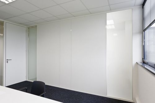 Divisória removível - SP83 CLASSIC - Spacing - em alumínio / de placas de gesso / da linha comercial