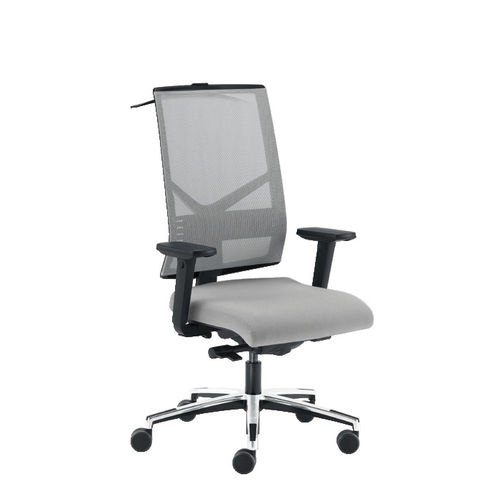 Poltronas de escritório contemporânea - SAX RETE - Sesta - em tela / estofada / com altura ajustável