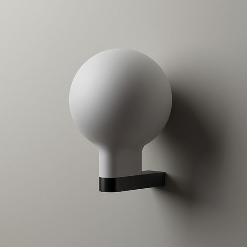 Arandela contemporânea - BOLD - Omelette Editions - para ambiente interno / em opalina / esférica