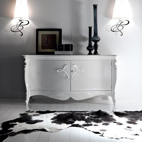 Buffet aparador de estilo - MELISSA - Corte Zari - em MDF / em madeira de tília