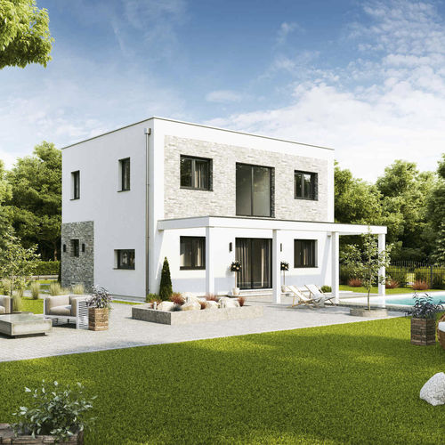 Casa modelo - FAMILY FLEX - Vario Haus - ecológica / modular / contemporânea